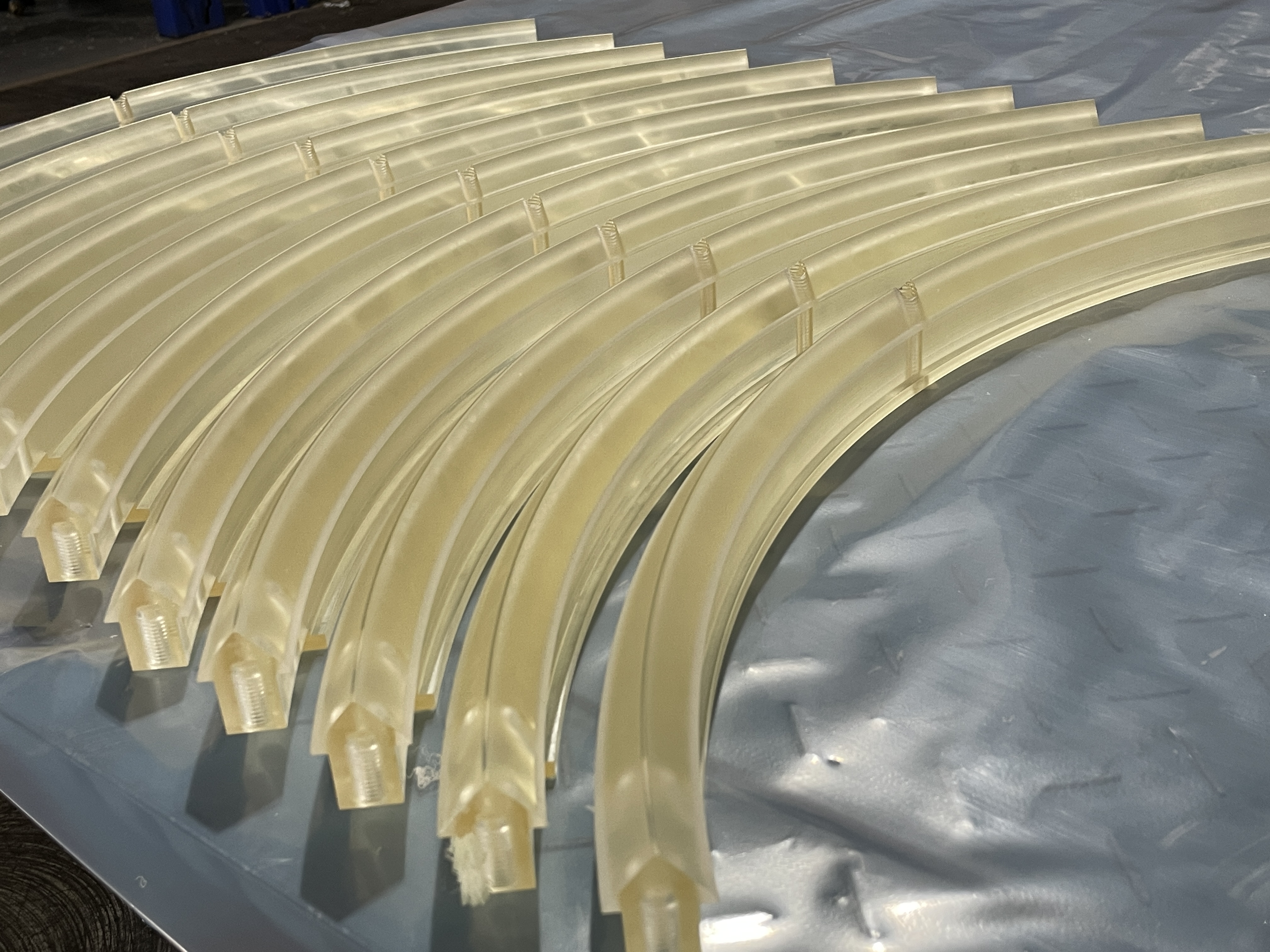 CNC machining of polysulfone sheet